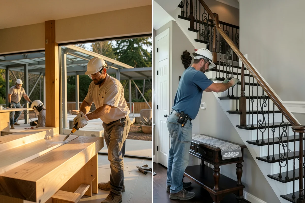 Double Vanity Installation in Pacific, King County, WA - Confirm space and plan dual plumbing
