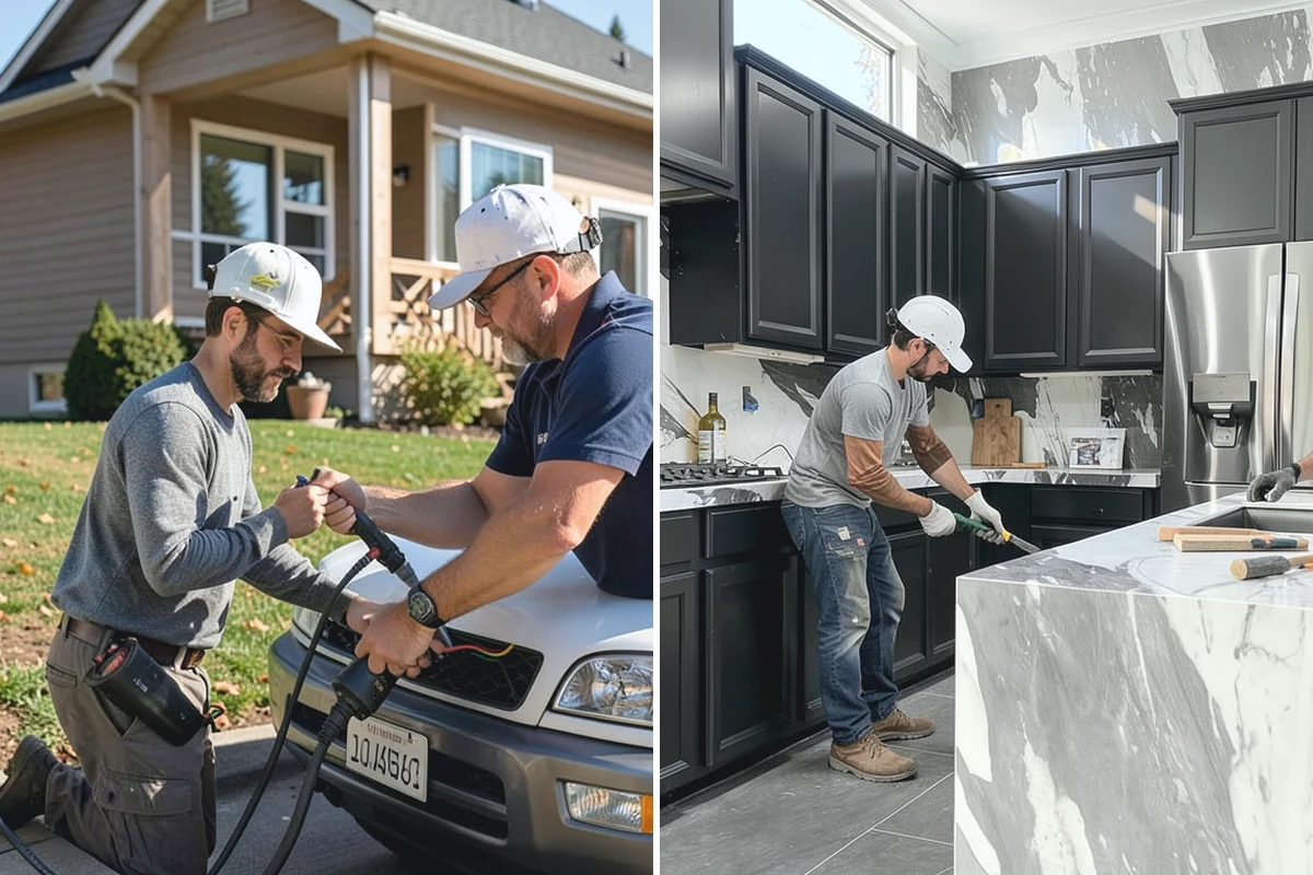 Double Vanity Installation in Woodinville, King County, WA - Confirm space and plan dual plumbing