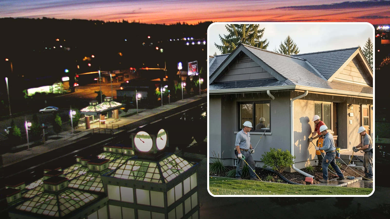 Downspout Installation in Auburn, King County, WA - We install and reroute downspouts to carry roof water well away from your foundation.