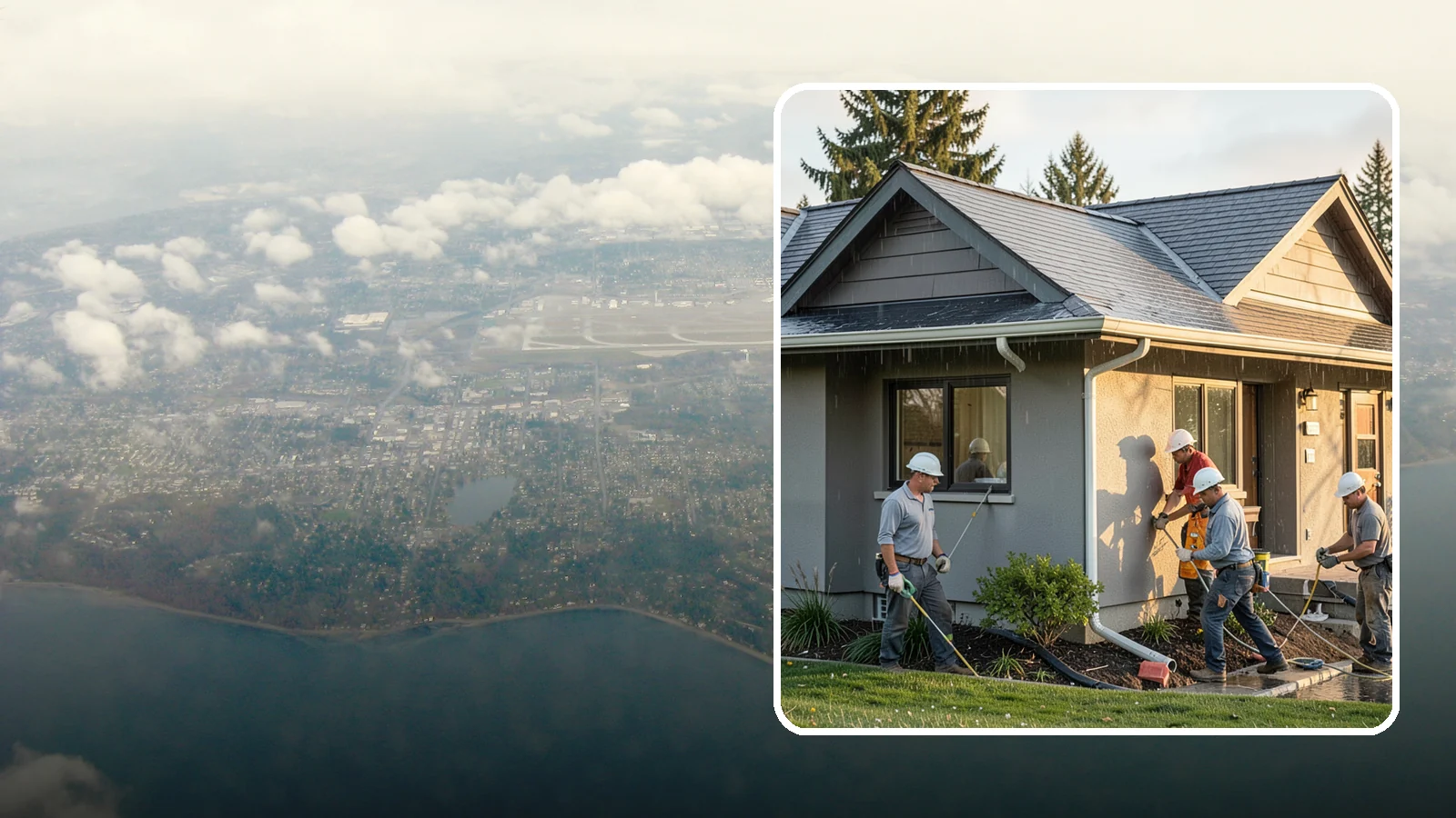 Downspout Installation in Burien, King County, WA - We install and reroute downspouts to carry roof water well away from your foundation.
