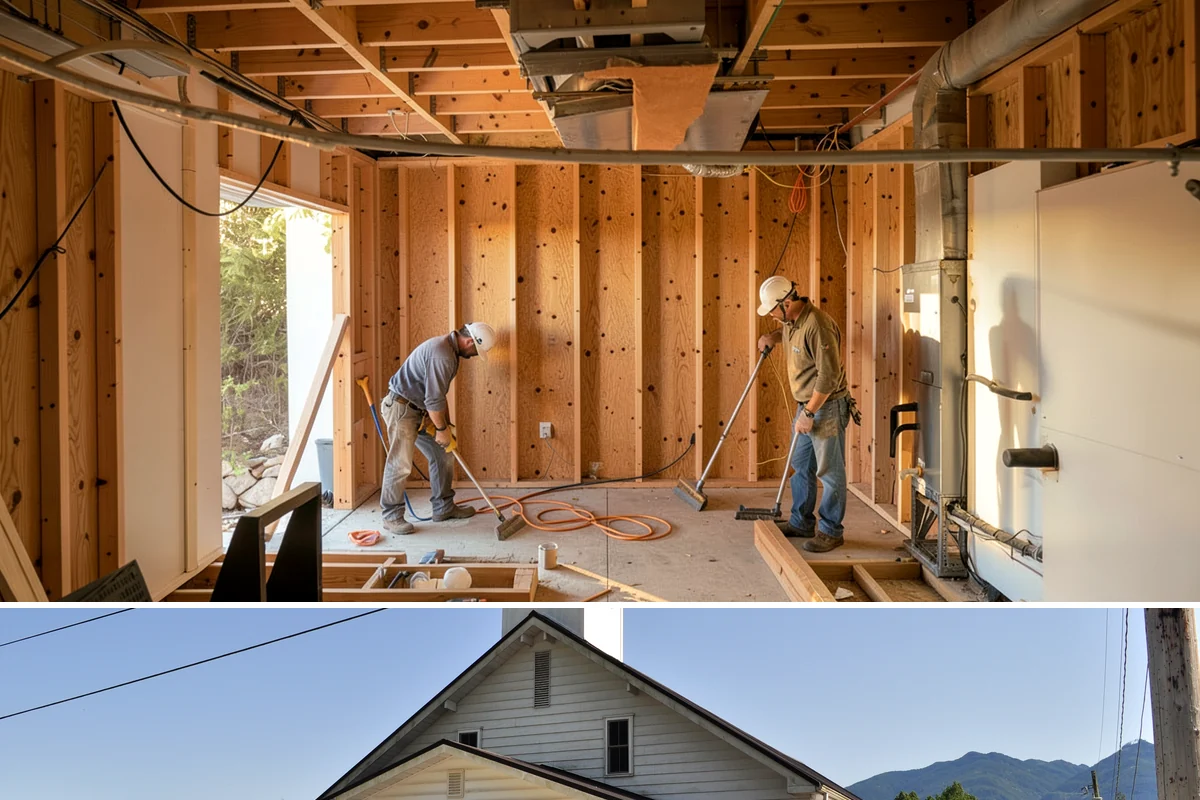 Downspout Installation in Concrete, Skagit County, WA - Downspout work is done year-round and is best completed before winter storms overload the system.