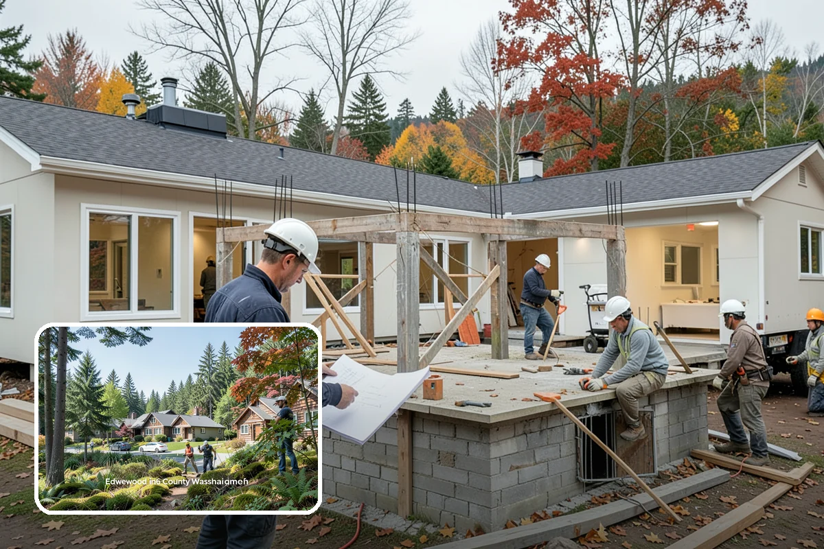 Downspout Installation in Edgewood, Pierce County, WA - Moves roof water safely from the foundation