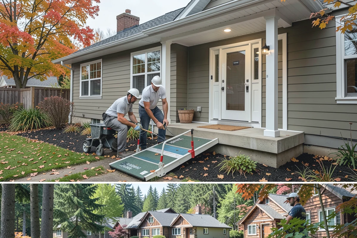 Downspout Installation in Edgewood, Pierce County, WA - Downspout work is done year-round and is best completed before winter storms overload the system.