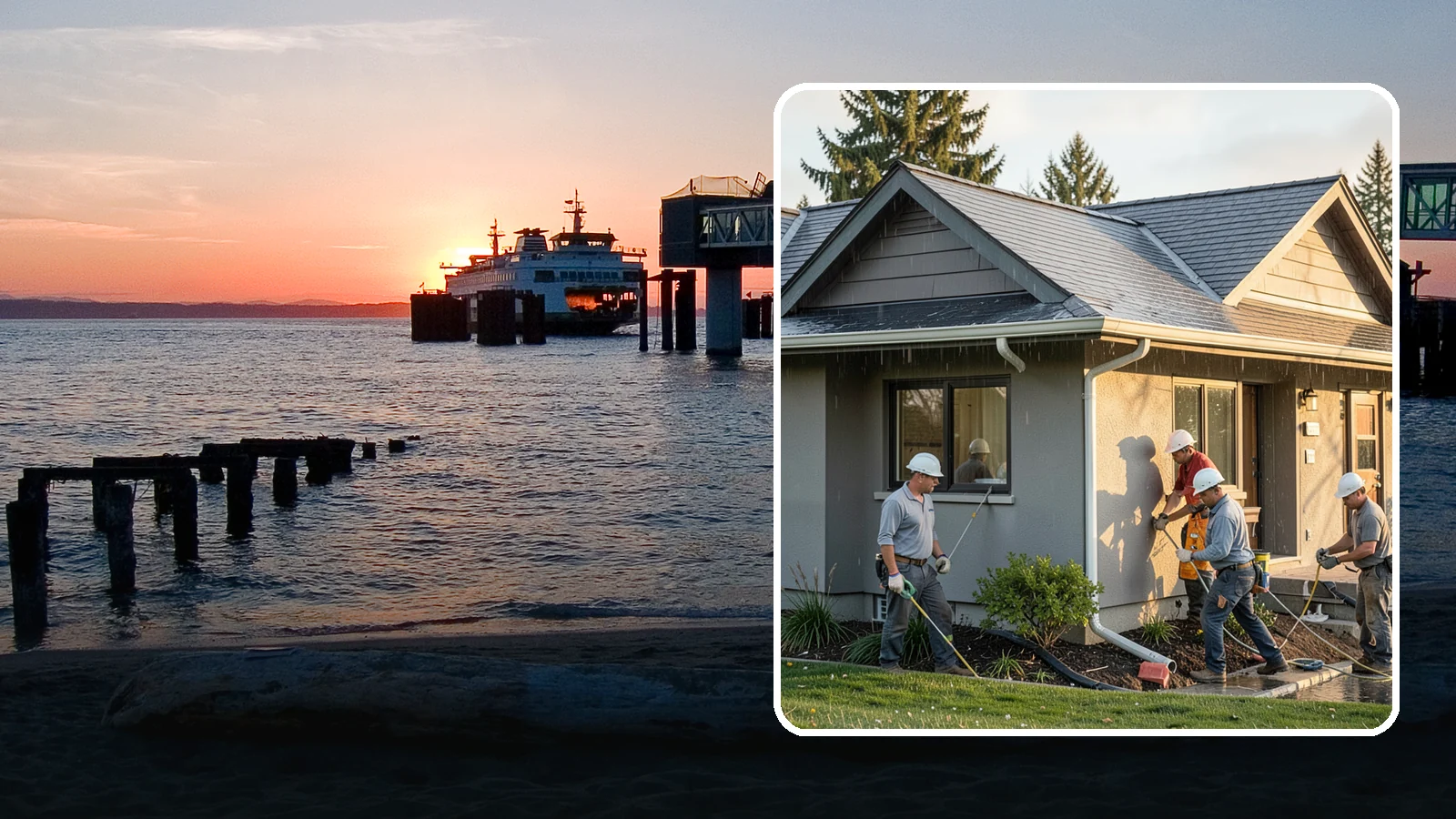 Downspout Installation in Edmonds, Snohomish County, WA - We install and reroute downspouts to carry roof water well away from your foundation.