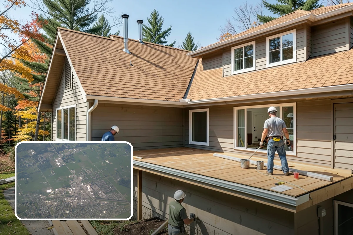 Downspout Installation in Enumclaw, King County, WA - Moves roof water safely from the foundation