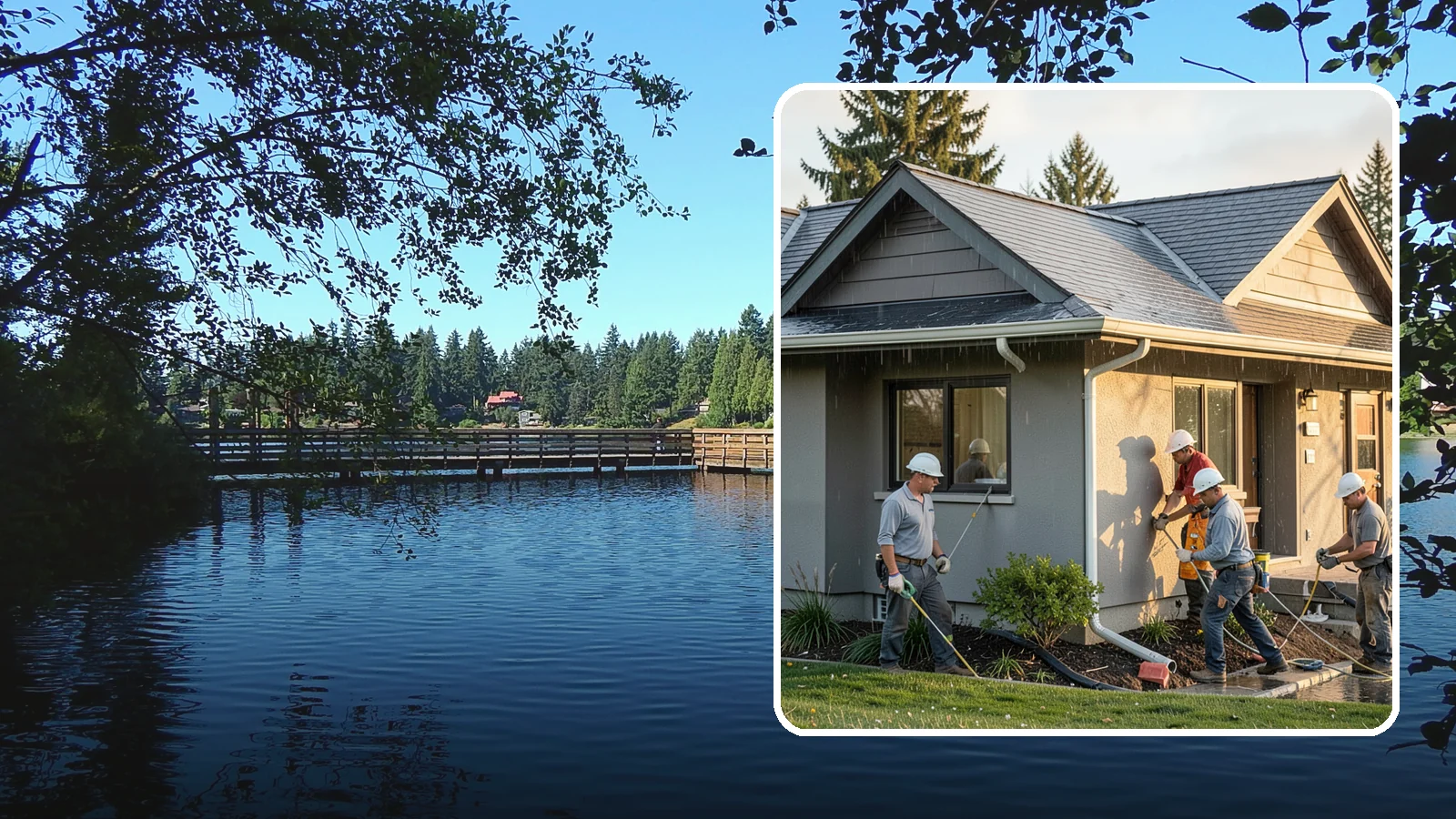 Downspout Installation in Federal Way, King County, WA - We install and reroute downspouts to carry roof water well away from your foundation.