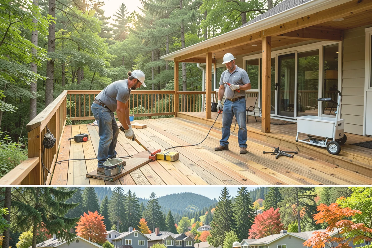 Downspout Installation in Fircrest, Pierce County, WA - Downspout work is done year-round and is best completed before winter storms overload the system.
