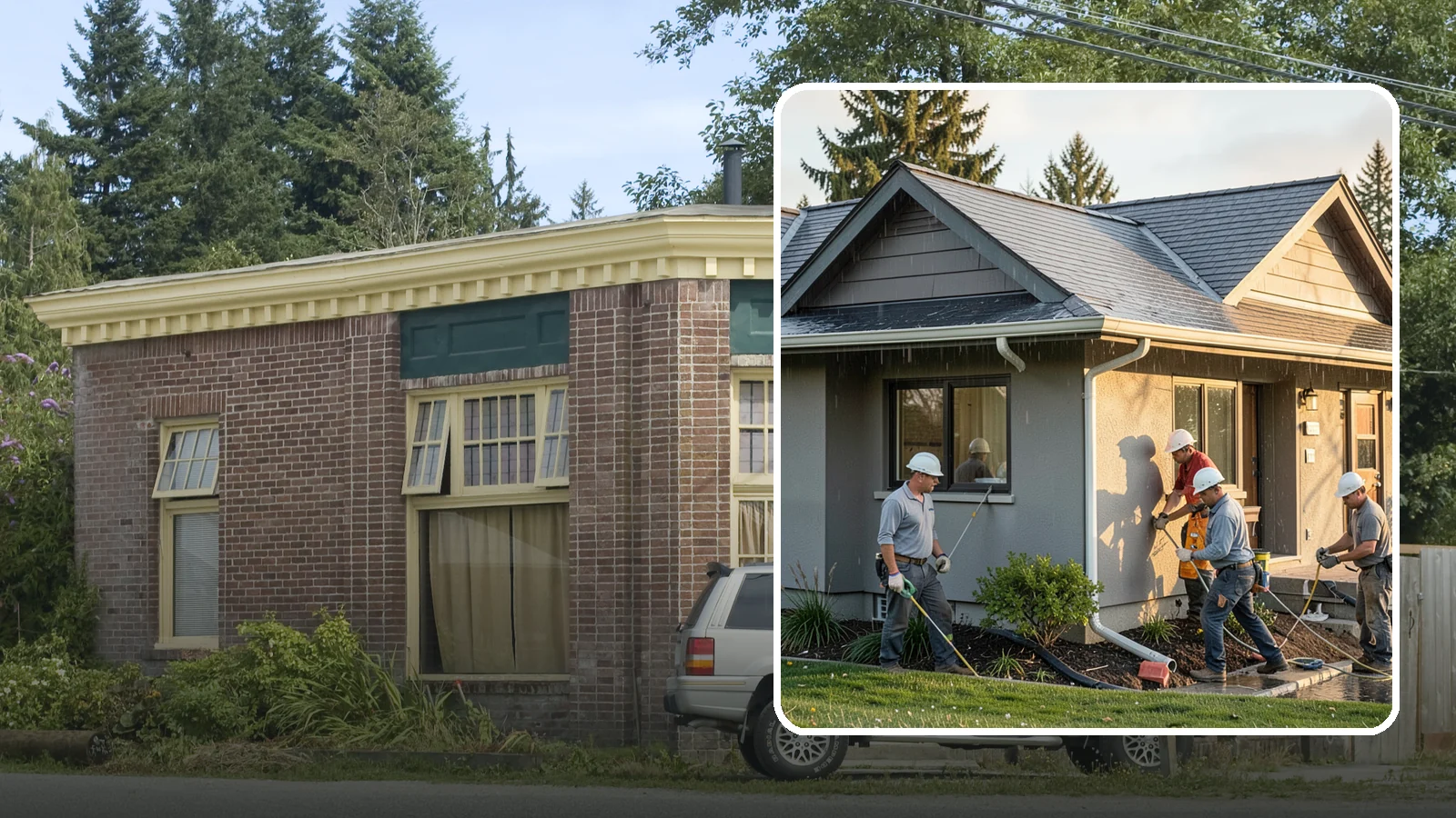 Downspout Installation in Hamilton, Skagit County, WA - We install and reroute downspouts to carry roof water well away from your foundation.