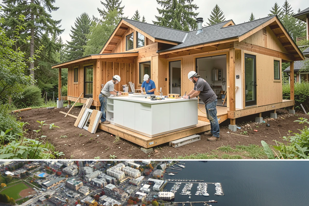 Downspout Installation in Kirkland, King County, WA - Downspout work is done year-round and is best completed before winter storms overload the system.