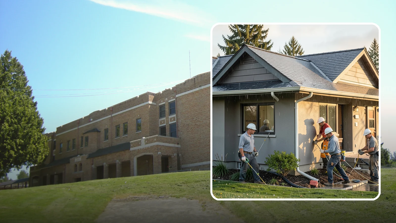 Downspout Installation in Maple Valley, King County, WA - We install and reroute downspouts to carry roof water well away from your foundation.