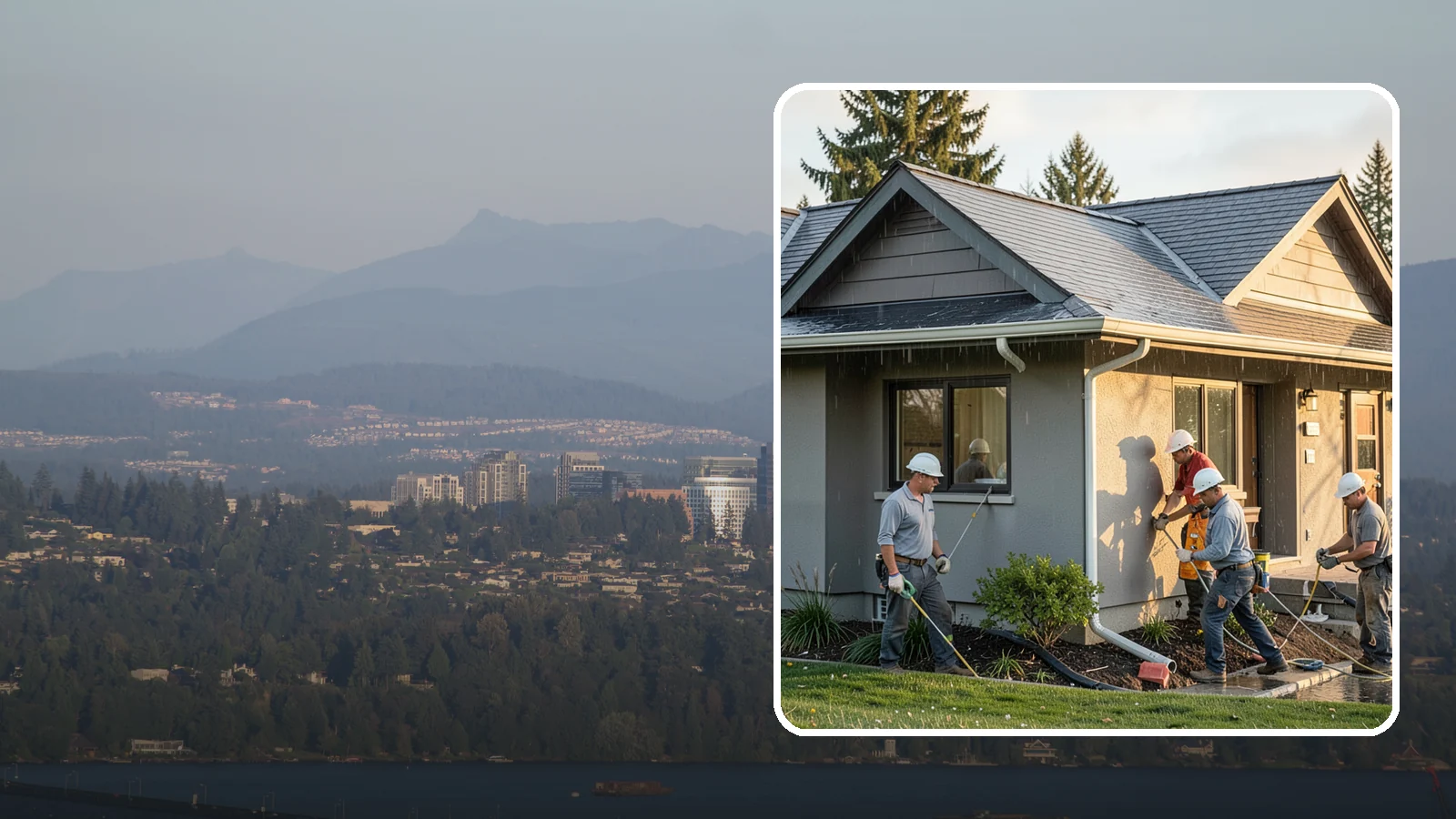 Downspout Installation in Medina, King County, WA - We install and reroute downspouts to carry roof water well away from your foundation.