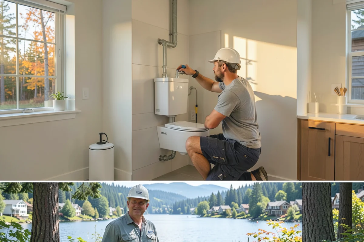 Downspout Installation in Milton, King County, WA - Downspout work is done year-round and is best completed before winter storms overload the system.