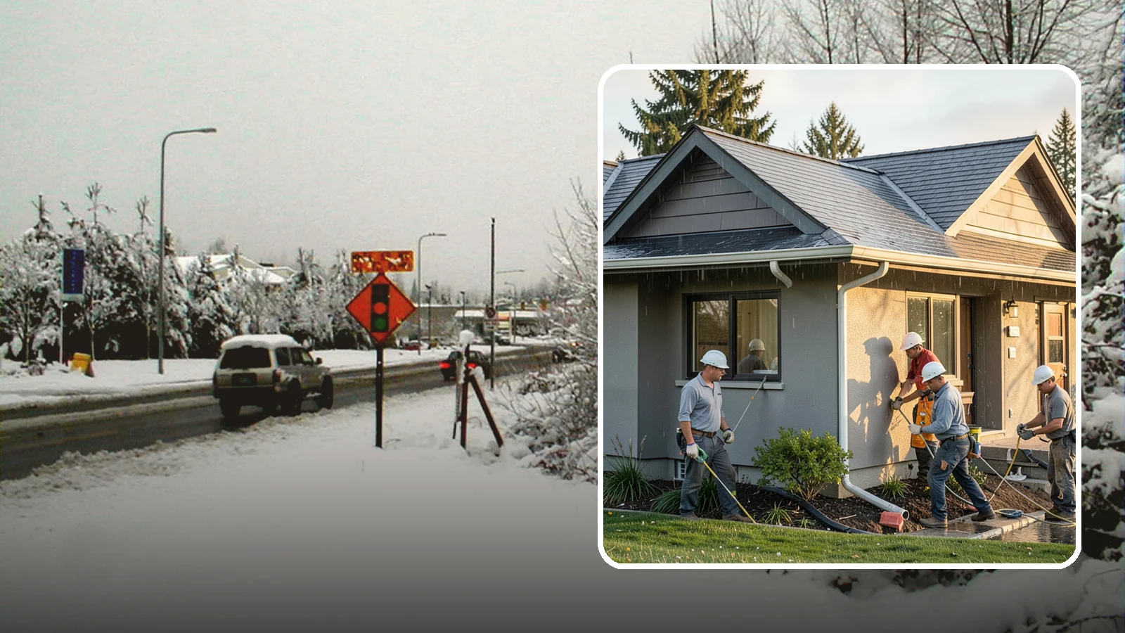Downspout Installation in Newcastle, King County, WA - We install and reroute downspouts to carry roof water well away from your foundation.