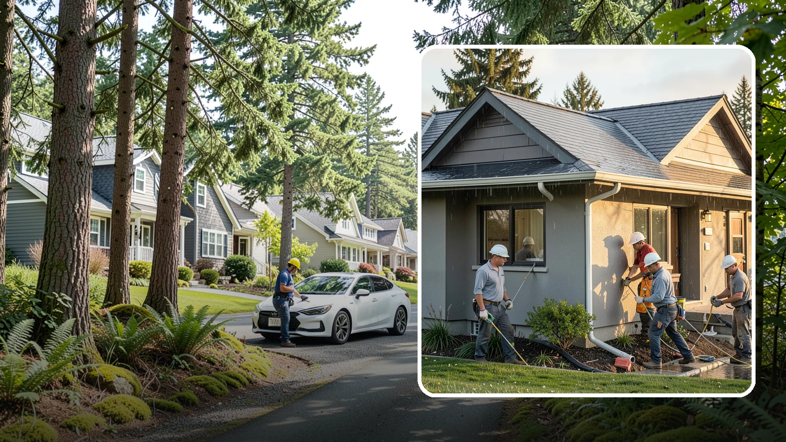 Downspout Installation in Normandy Park, King County, WA - We install and reroute downspouts to carry roof water well away from your foundation.