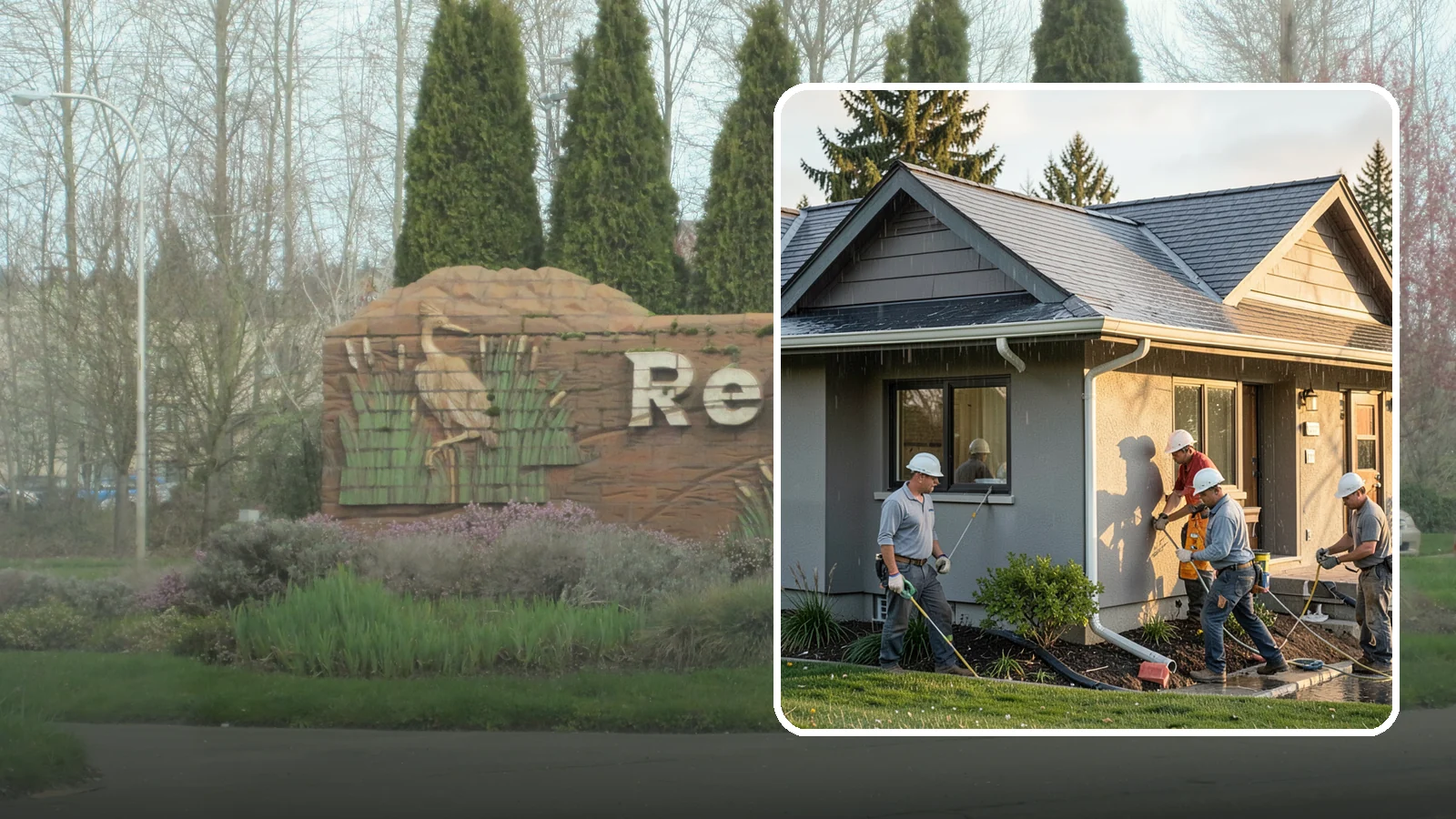 Downspout Installation in Renton, King County, WA - We install and reroute downspouts to carry roof water well away from your foundation.
