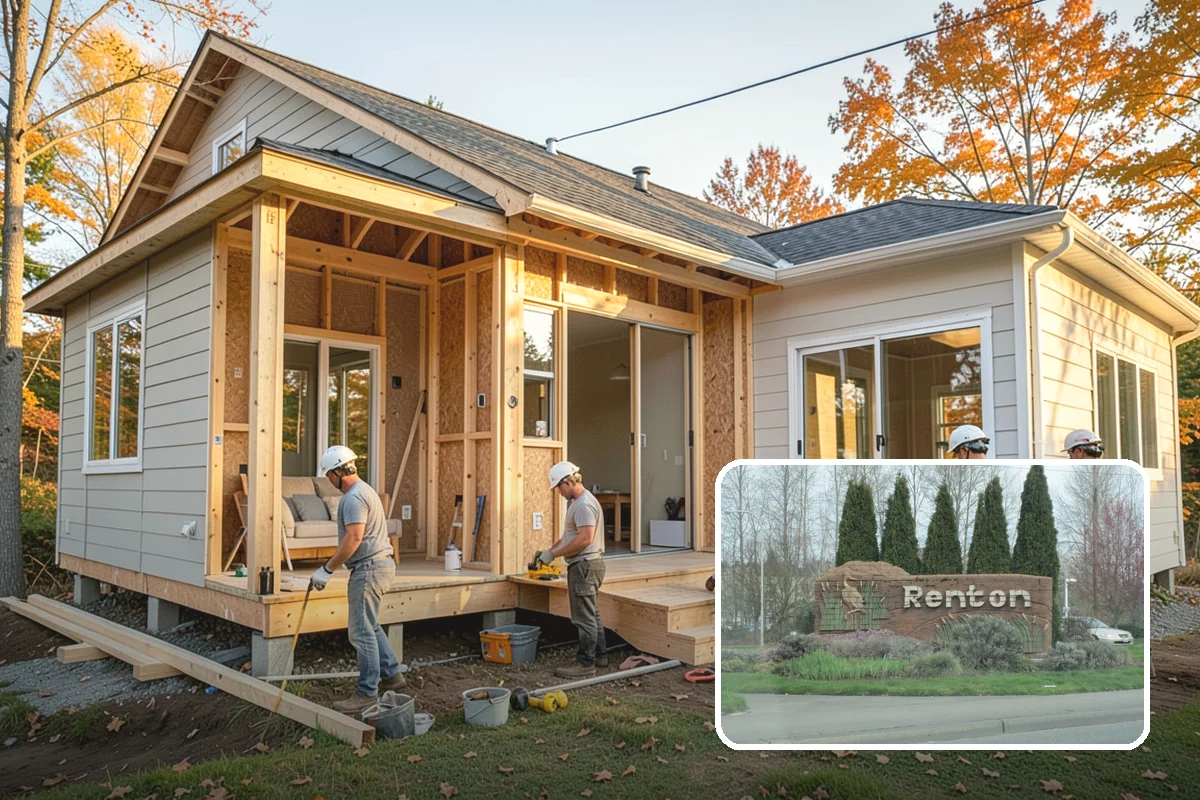 Downspout Installation in Renton, King County, WA - Moves roof water safely from the foundation