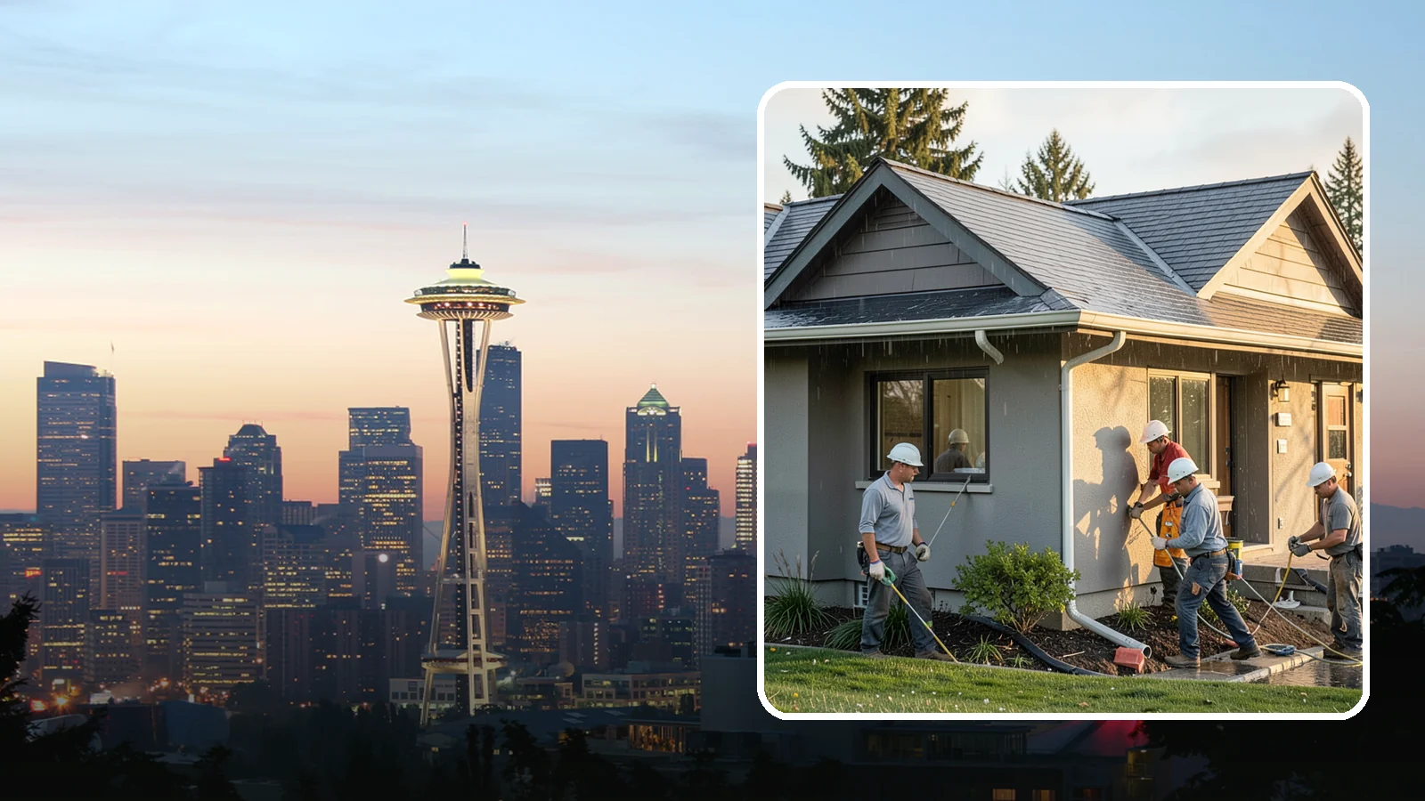 Downspout Installation in Seattle, King County, WA - We install and reroute downspouts to carry roof water well away from your foundation.