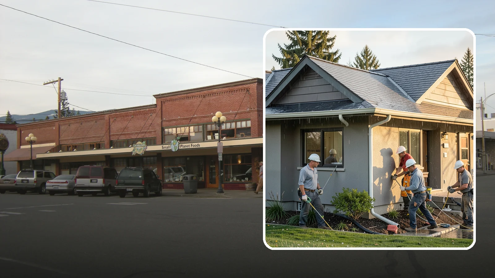 Downspout Installation in Sedro-Woolley, Skagit County, WA - We install and reroute downspouts to carry roof water well away from your foundation.