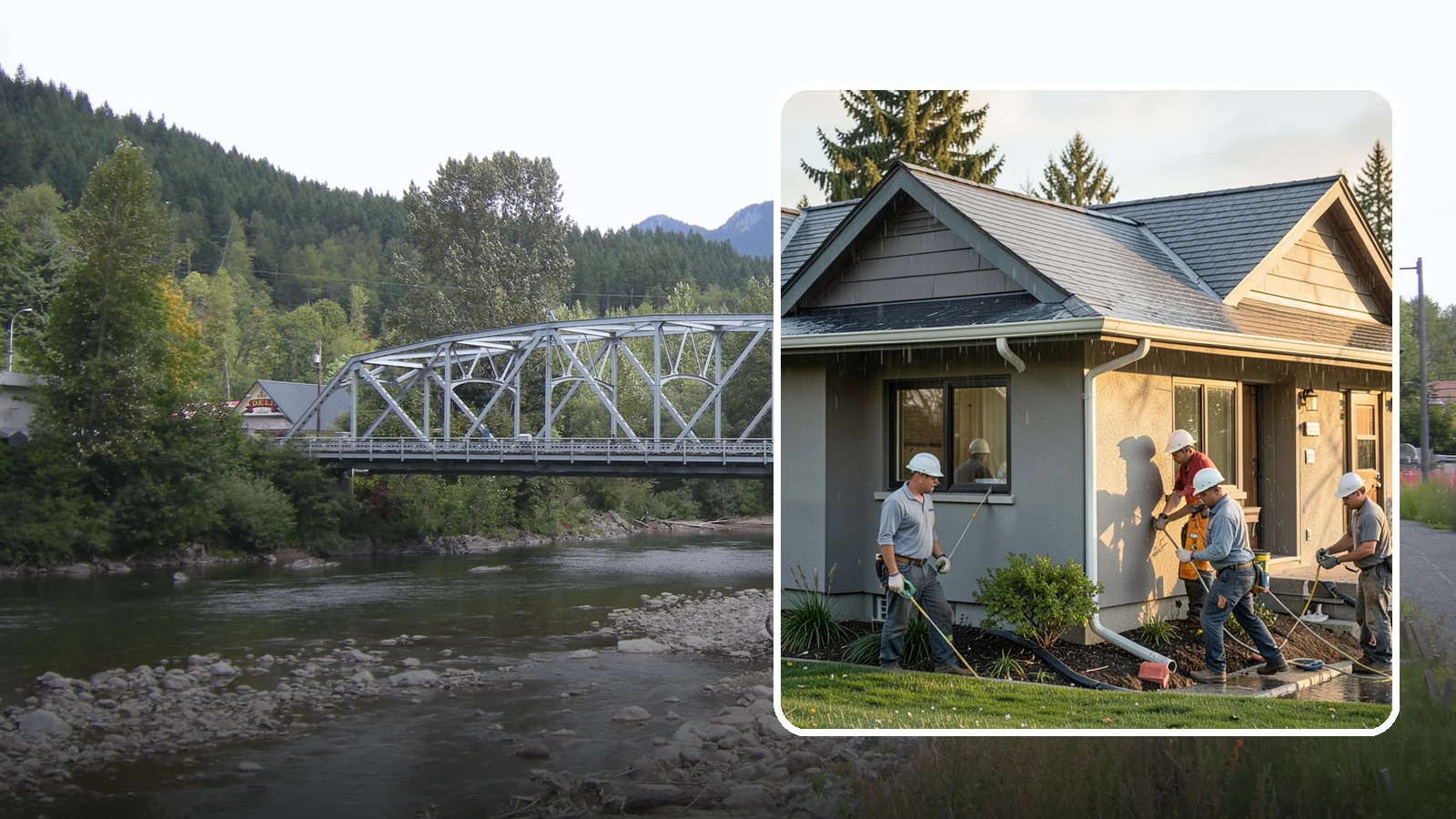 Downspout Installation in Skykomish, King County, WA - We install and reroute downspouts to carry roof water well away from your foundation.