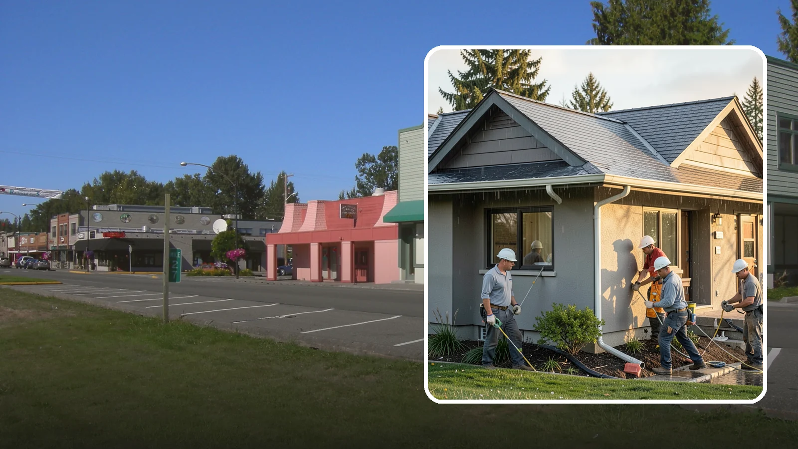 Downspout Installation in Snoqualmie, King County, WA - We install and reroute downspouts to carry roof water well away from your foundation.