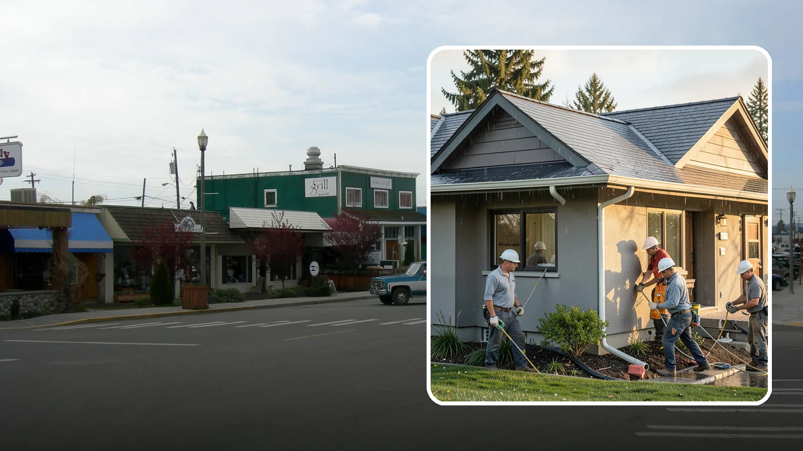 Downspout Installation in Stanwood, Snohomish County, WA - We install and reroute downspouts to carry roof water well away from your foundation.