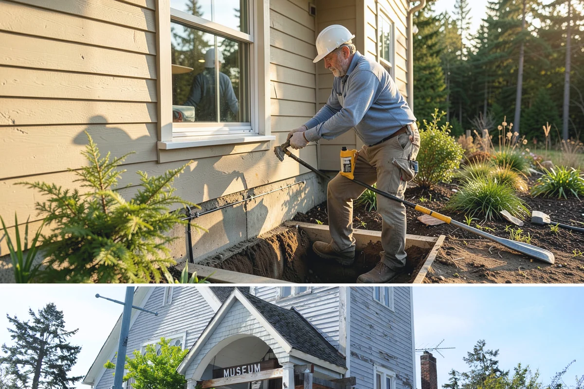Downspout Installation in Steilacoom, Pierce County, WA - Downspout work is done year-round and is best completed before winter storms overload the system.