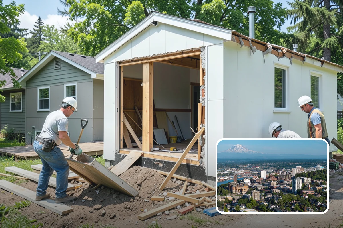 Downspout Installation in Tacoma, Pierce County, WA - Moves roof water safely from the foundation