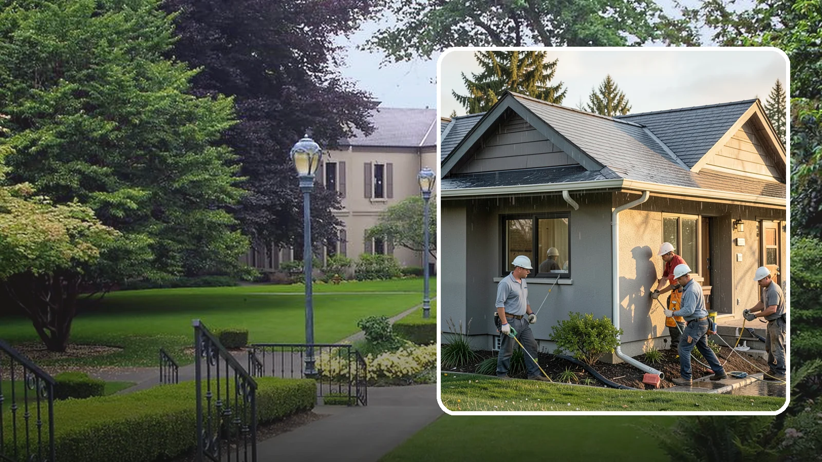 Downspout Installation in Woodinville, King County, WA - We install and reroute downspouts to carry roof water well away from your foundation.