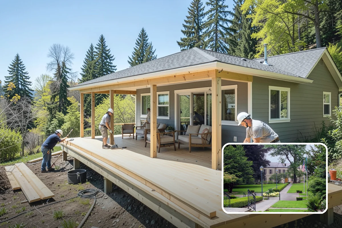 Downspout Installation in Woodinville, King County, WA - Moves roof water safely from the foundation