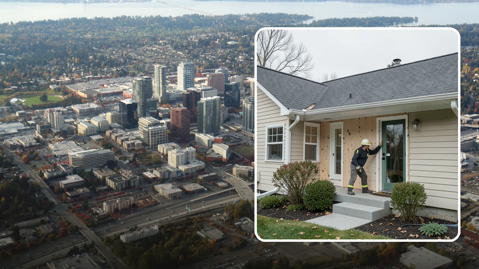 Draft Proofing in Bellevue, King County, WA - Targeted draft proofing that eliminates the cold air sneaking through doors, windows, and gaps.