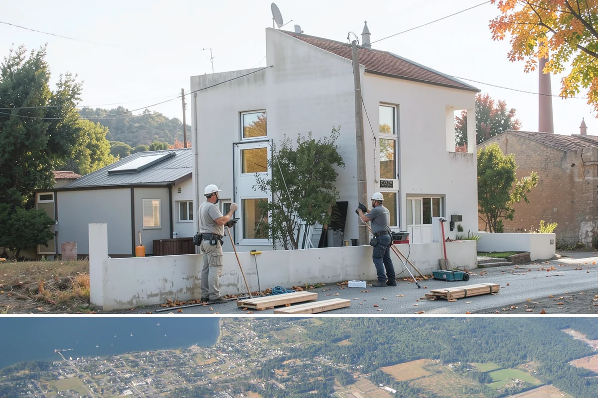 Draft Proofing in Coupeville, Island County, WA - Early fall is the best time to draft-proof before the first cold snaps hit.