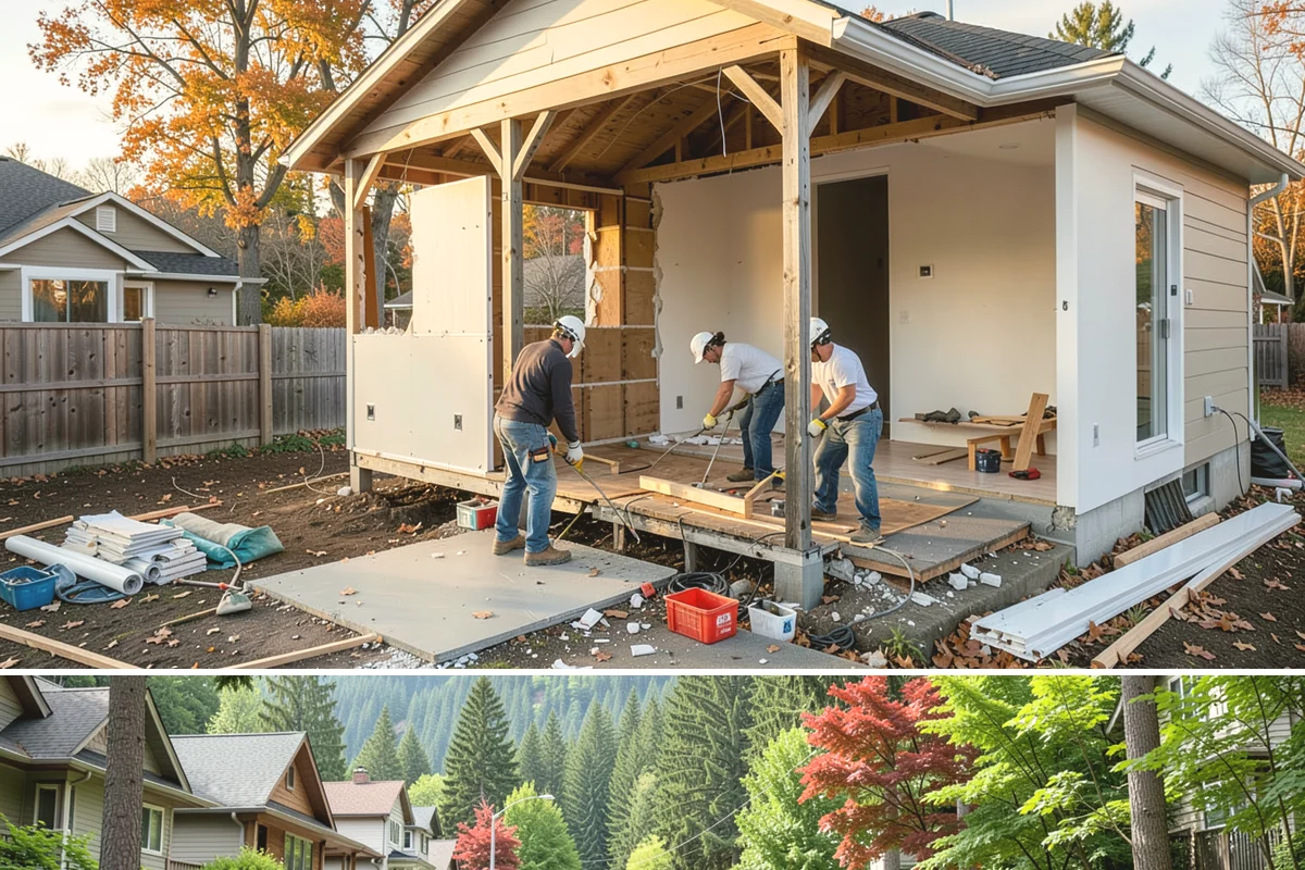 Draft Proofing in Darrington, Snohomish County, WA - Early fall is the best time to draft-proof before the first cold snaps hit.