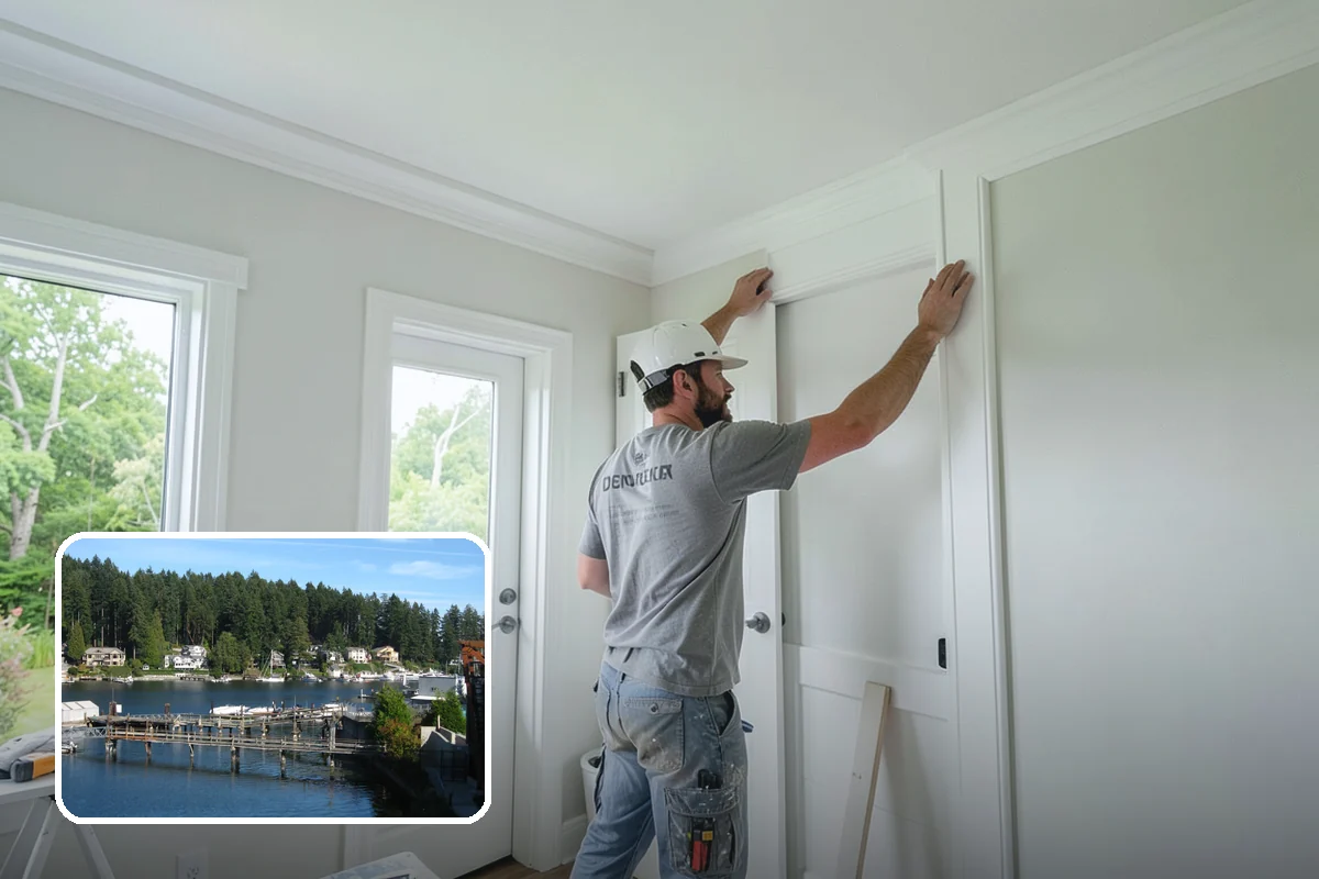 Draft Proofing in Gig Harbor, Pierce County, WA - Stops localized cold spots quickly