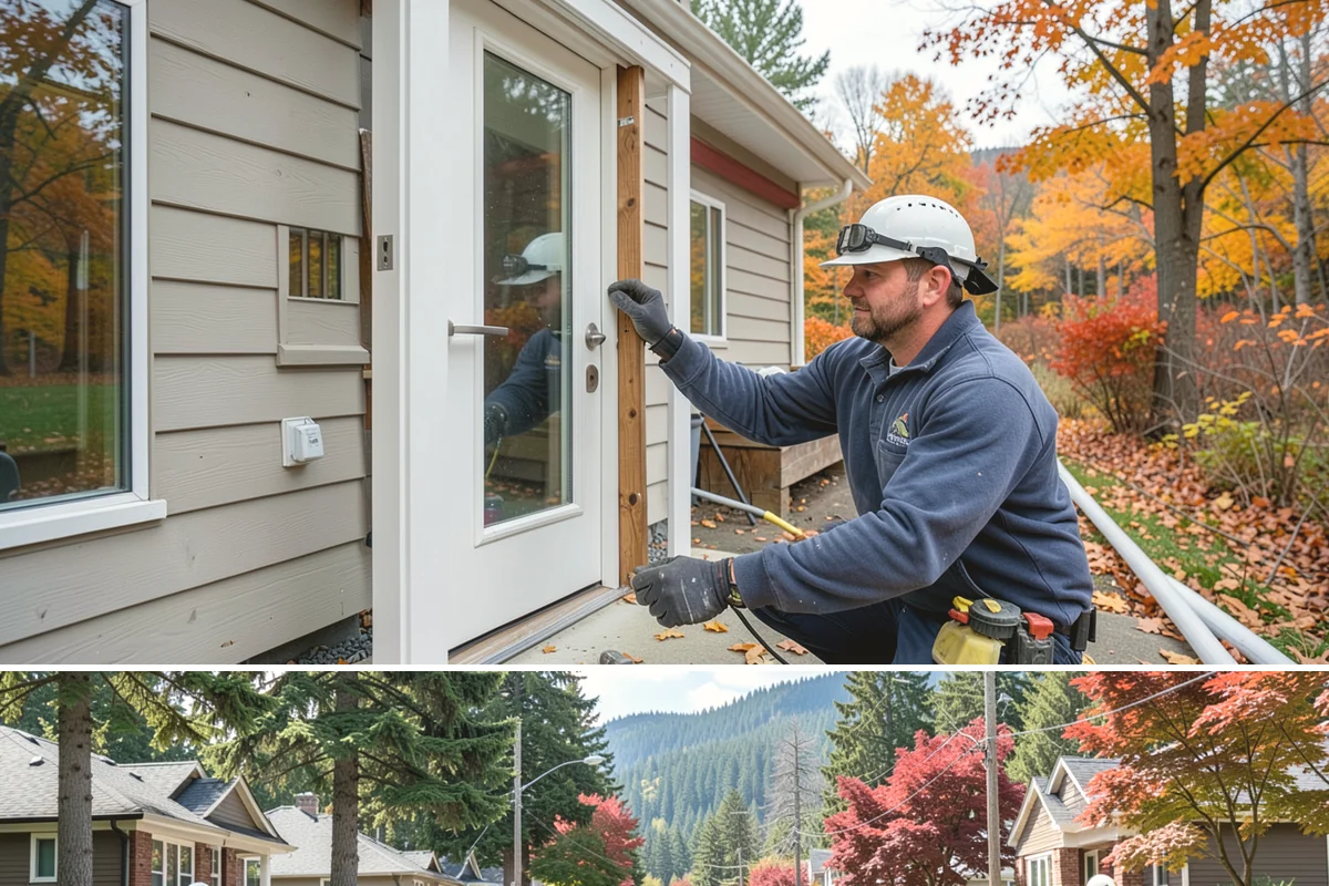 Draft Proofing in Hunts Point, King County, WA - Early fall is the best time to draft-proof before the first cold snaps hit.