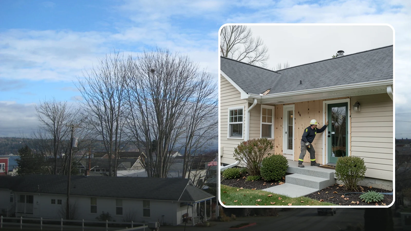 Draft Proofing in Langley, Island County, WA - Targeted draft proofing that eliminates the cold air sneaking through doors, windows, and gaps.