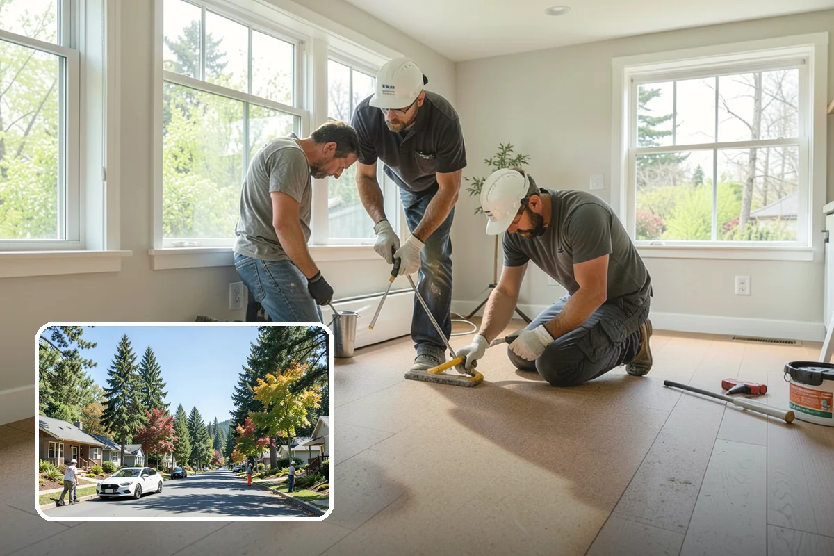 Draft Proofing in Orting, Pierce County, WA - Stops localized cold spots quickly