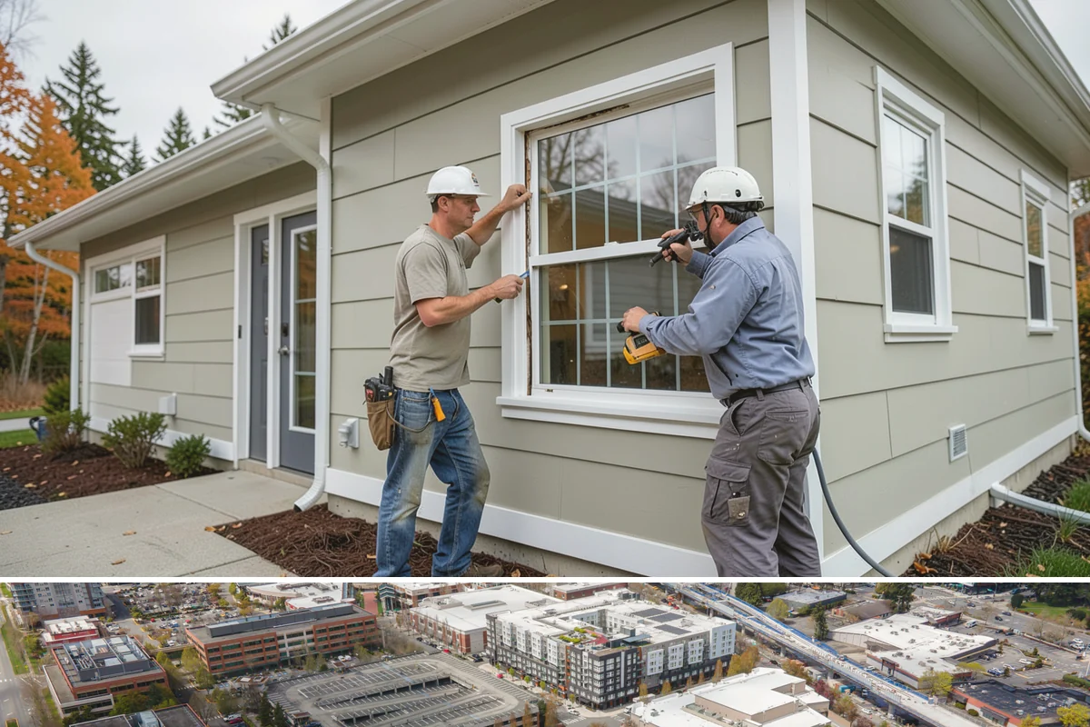 Draft Proofing in Redmond, King County, WA - Early fall is the best time to draft-proof before the first cold snaps hit.