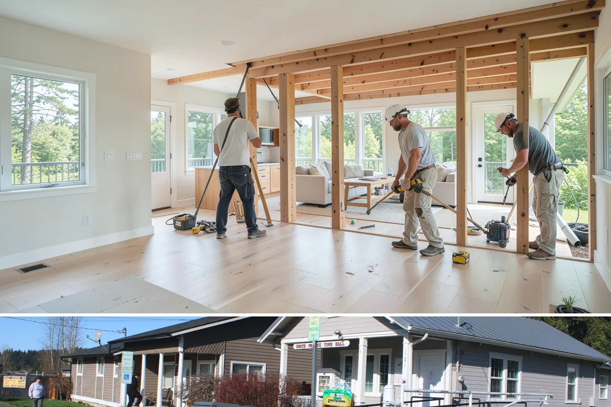 Draft Proofing in South Prairie, Pierce County, WA - Early fall is the best time to draft-proof before the first cold snaps hit.