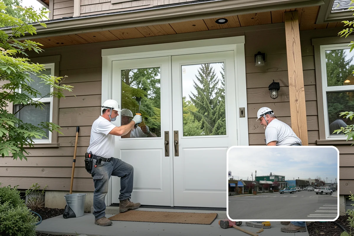 Draft Proofing in Stanwood, Snohomish County, WA - Stops localized cold spots quickly