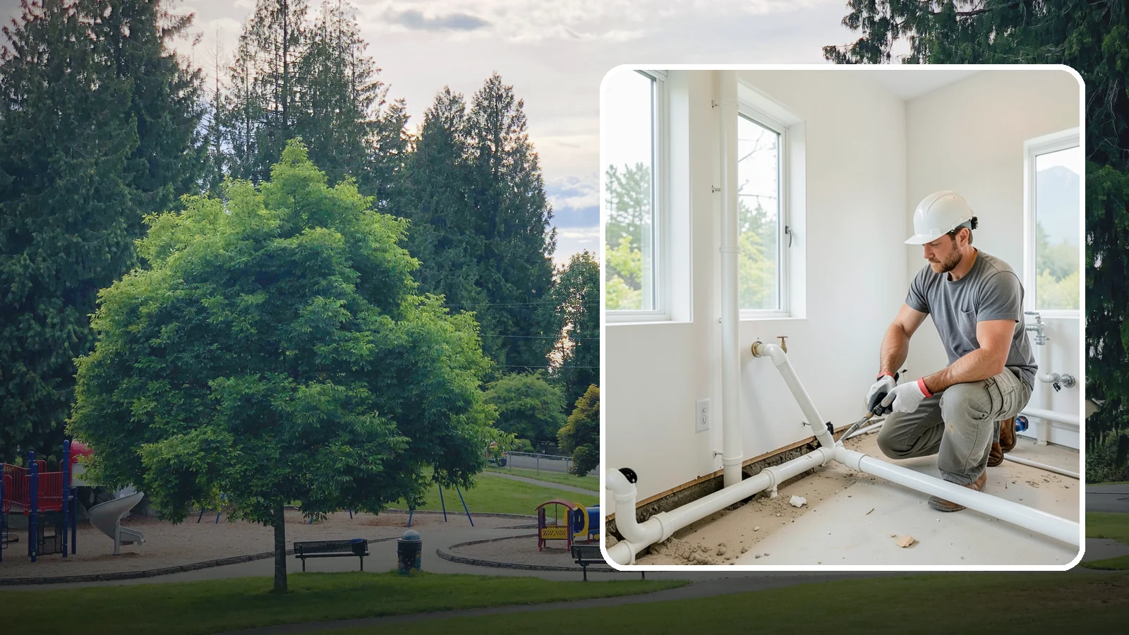Drain Line Installation in Bonney Lake, Pierce County, WA - We install and reroute interior drain and waste lines for remodels, additions, and fixture relocations.