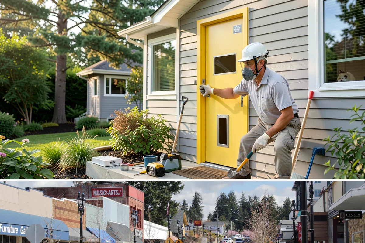 Drain Line Installation in Bothell, King County, WA - Interior drain work can be scheduled any time of year without weather concerns.