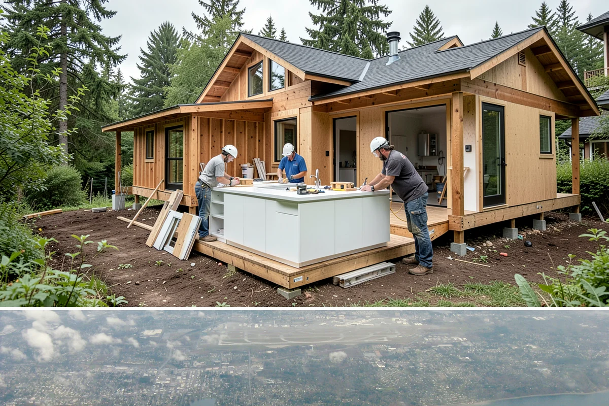 Drain Line Installation in Burien, King County, WA - Interior drain work can be scheduled any time of year without weather concerns.