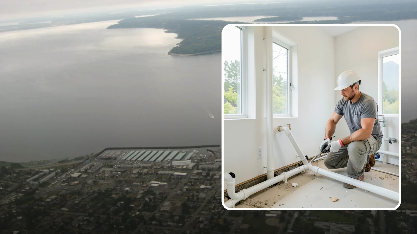 Drain Line Installation in Des Moines, King County, WA - We install and reroute interior drain and waste lines for remodels, additions, and fixture relocations.