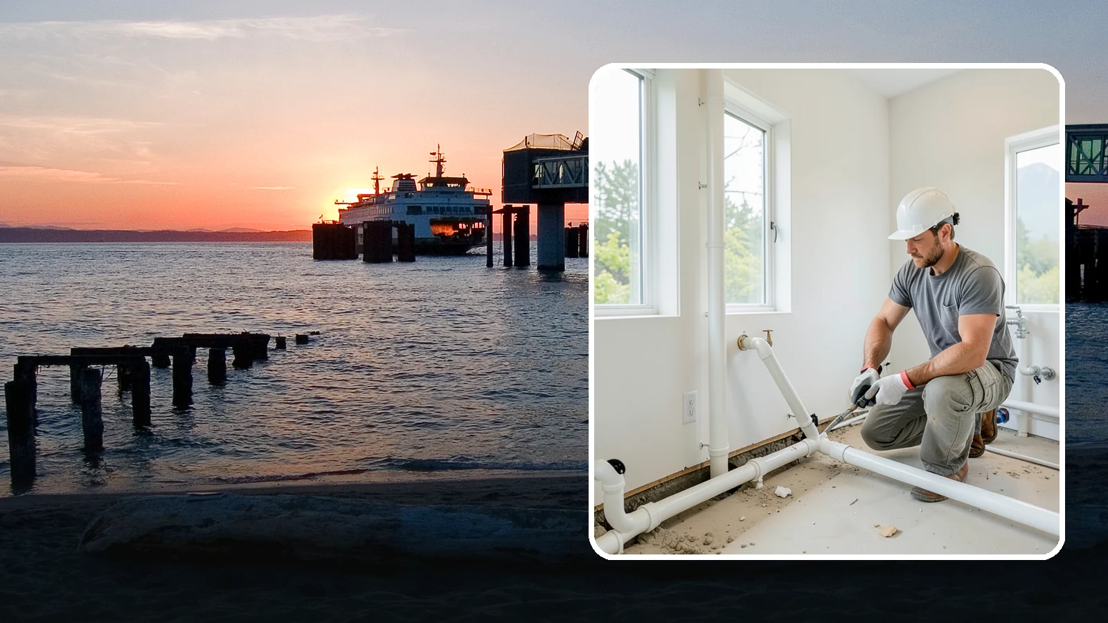 Drain Line Installation in Edmonds, Snohomish County, WA - We install and reroute interior drain and waste lines for remodels, additions, and fixture relocations.