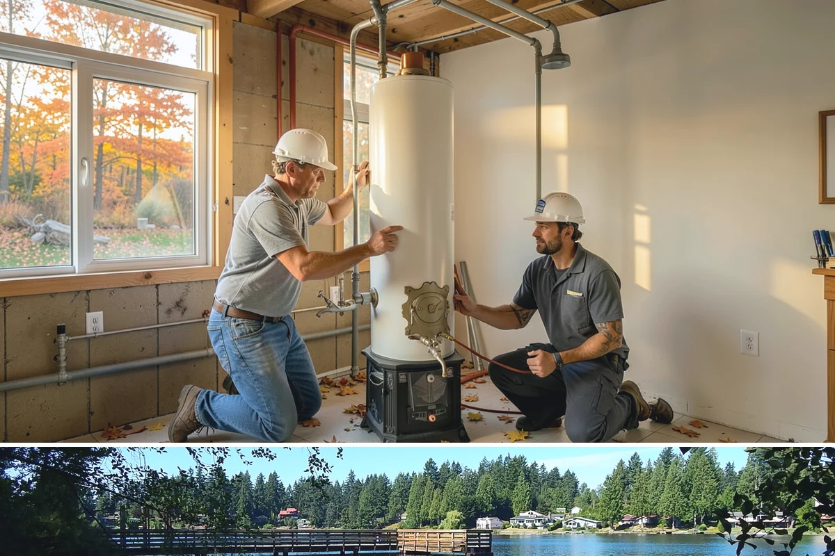 Drain Line Installation in Federal Way, King County, WA - Interior drain work can be scheduled any time of year without weather concerns.