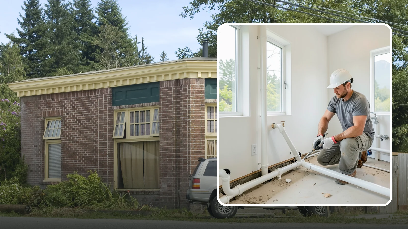 Drain Line Installation in Hamilton, Skagit County, WA - We install and reroute interior drain and waste lines for remodels, additions, and fixture relocations.
