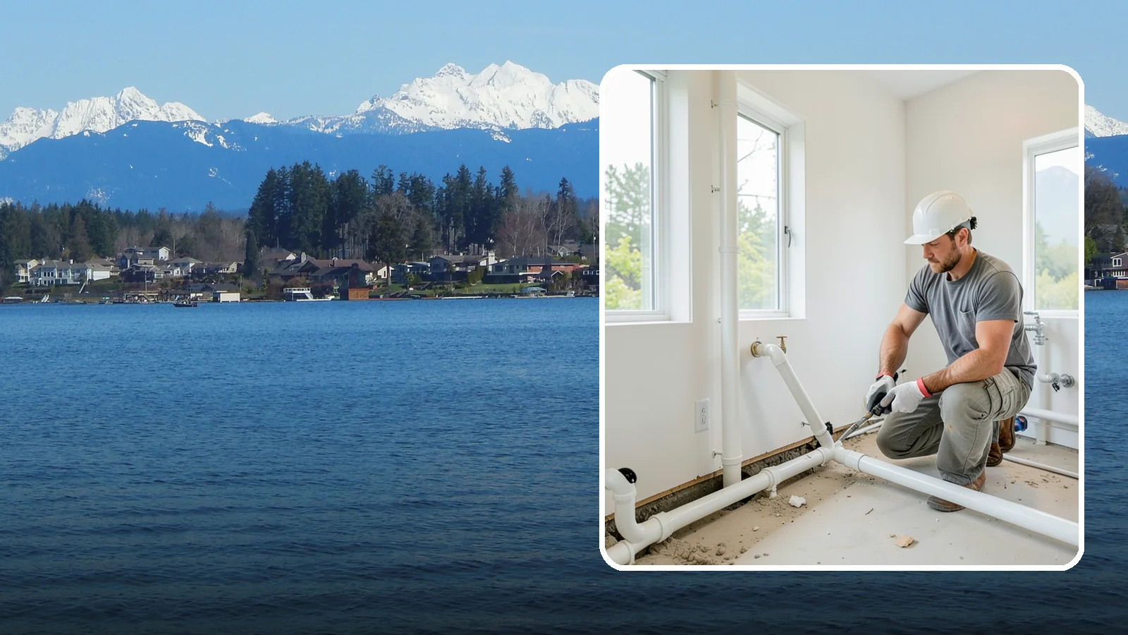 Drain Line Installation in Lake Stevens, Snohomish County, WA - We install and reroute interior drain and waste lines for remodels, additions, and fixture relocations.