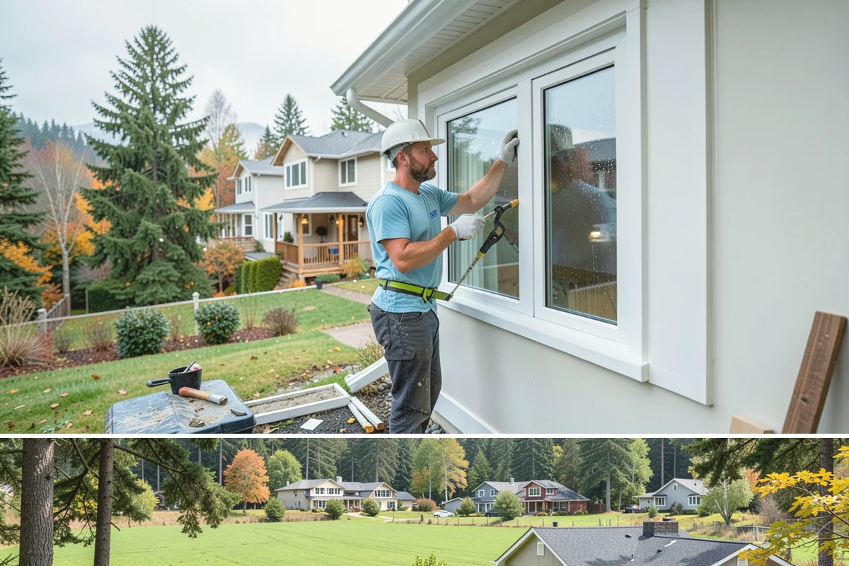 Drain Line Installation in Lyman, Skagit County, WA - Interior drain work can be scheduled any time of year without weather concerns.