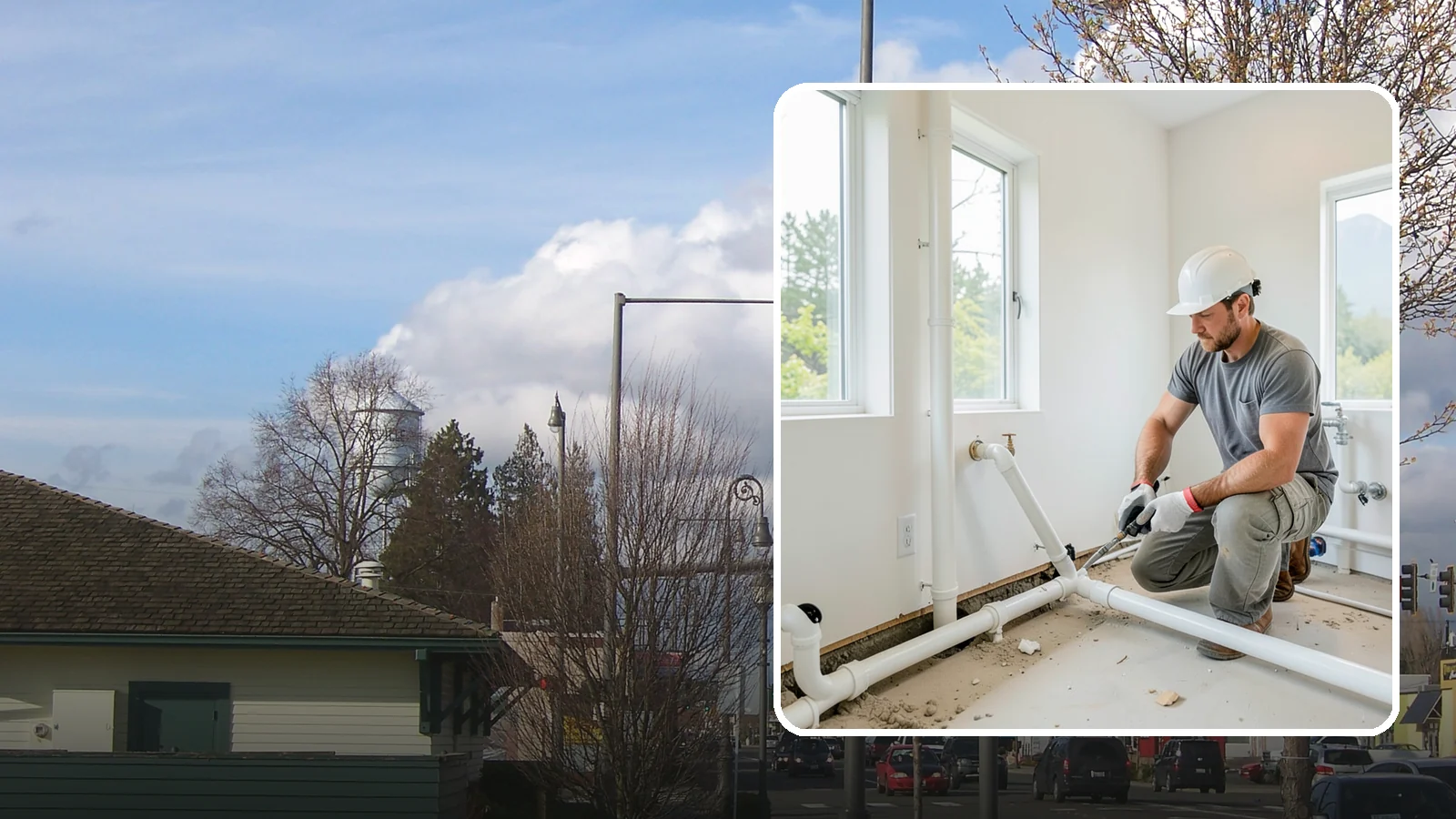 Drain Line Installation in Marysville, Snohomish County, WA - We install and reroute interior drain and waste lines for remodels, additions, and fixture relocations.