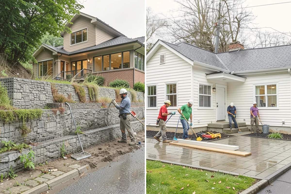Drain Line Installation in Milton, King County, WA - Map existing drains and plan the new routing and slope